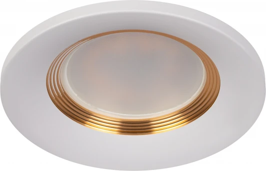 KL107 WH/GD Встраиваемый точечный светильник ЭРА KL107 WH/GD (12V, круглые)