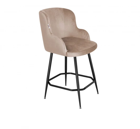 4928100201 Стул полубарный Sheffilton SHT-ST39/S148-1 Латте/черный муар 4928100201