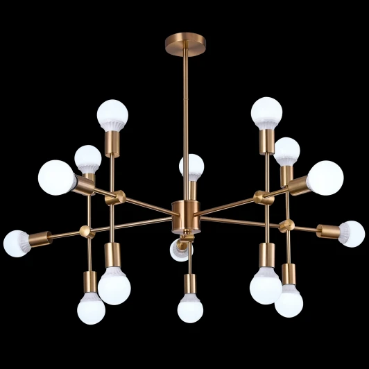 LOFT LUX 75130/12C GOLD Потолочная люстра Natali Kovaltseva Loft Lux 75130/12C GOLD