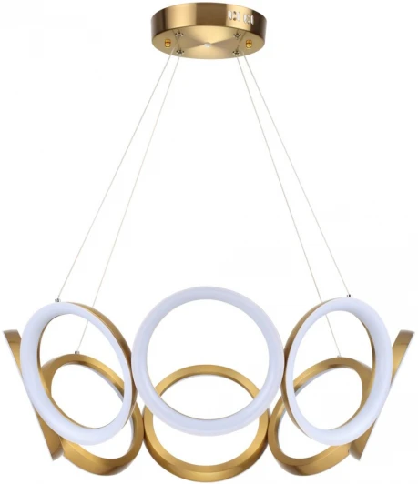 5672/65L Подвесная люстра Lumion Aiko 5672/65L LEDIO золотой LED 65W 3430Лм 3000-6000K с пультом ДУ 220V