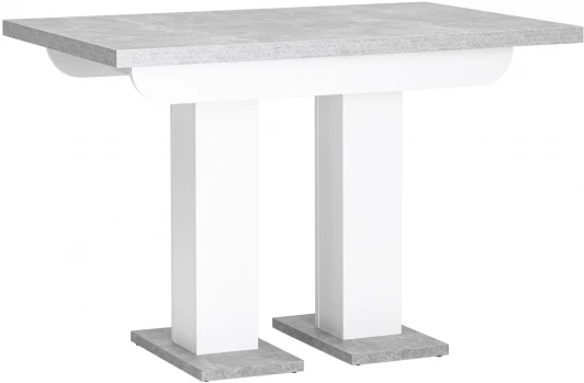 УТ000003910 Стол Clyde 110-168*75 бетон/белый Stool Group УТ000003910
