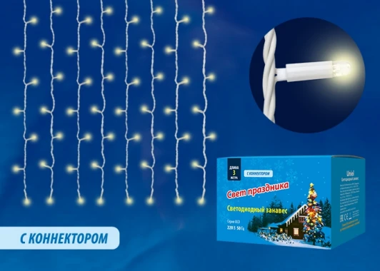 ULD-C2030-240/TWK WARM WHITE IP67 Гирлянда Uniel ULD-C2030-240/TWK WARM WHITE IP67
