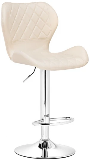 15645 Барный стул Woodville Porch chrome / beige 15645
