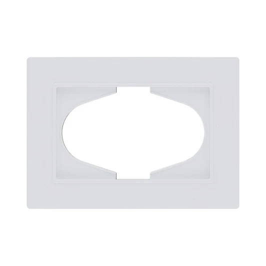 EP120WM Рамка для двойной розетки белый матовый Kollinger Eleganz Plex EP120WM