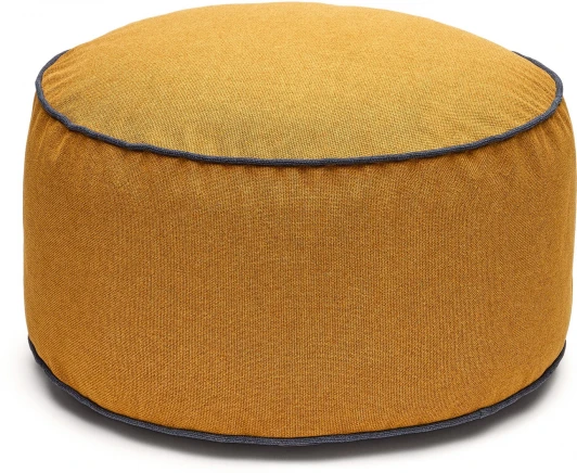 157307 Пуфик La Forma (ex Julia Grup) Viera (Горчичный,Голубой)