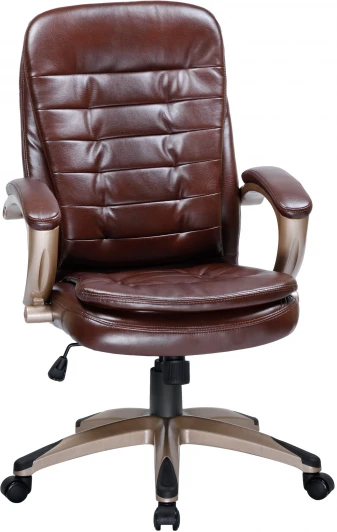 106B-LMR DONALD, цвет коричневый Офисное кресло для руководителей DONALD (коричневый)