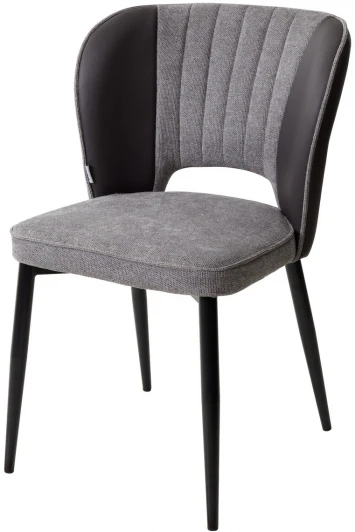 628M03744 Обеденный стул M-City HERMES WZ2042-22 серый камень/ HK017-11 графит
