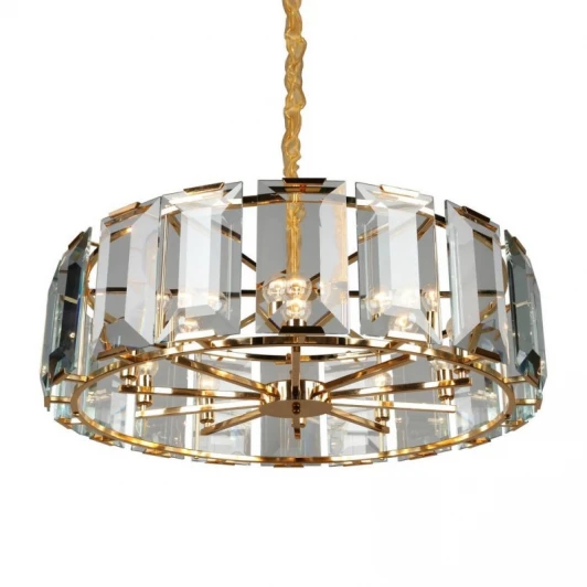 OML-81503-10 Подвесная люстра Omnilux 815 OML-81503-10 (220V, хрусталь, на цепи, круглые)