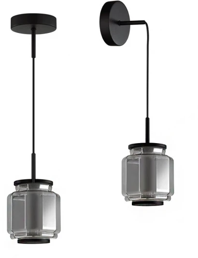 5408/5L Подвесной светильник Odeon Light Jam 5408/5L черный/дымчатый/металл/стекло/акрил LED 5W 3000K 304Лм (220V, на проводе, круглые)