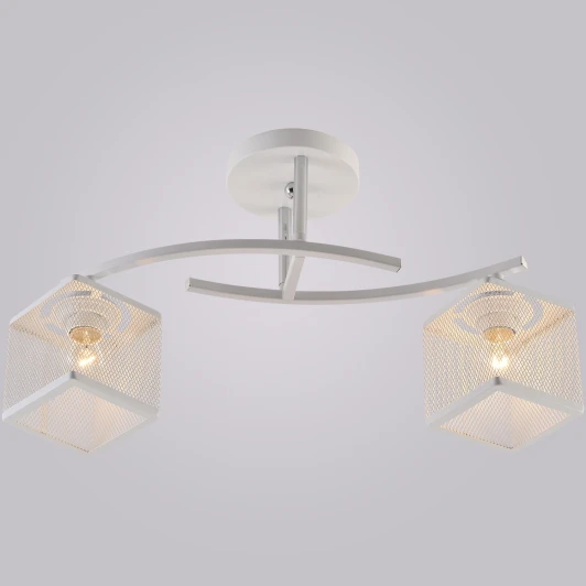 01587-0.3-02 WH+CR Потолочная люстра на штанге Reluce 01587-0.3-02 WH+CR