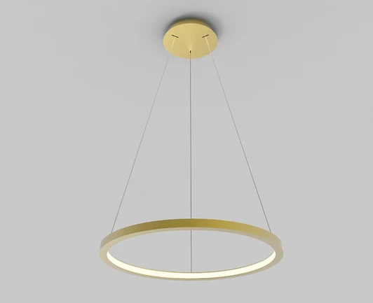 IT013-6028 gold 3000K Подвесной светильник светодиодный Italline IT013-6028 gold 3000K (220V, на тросе, кольцо)