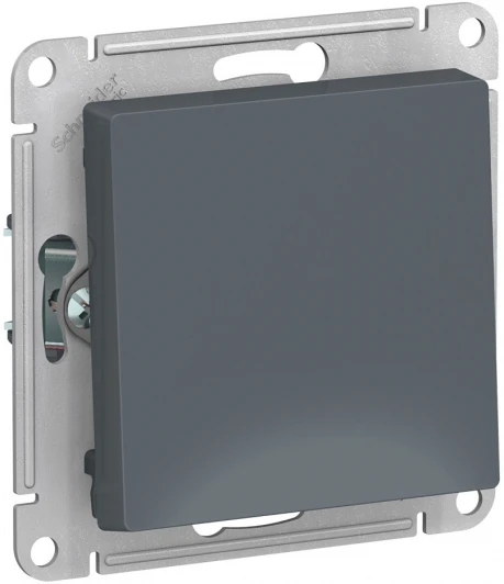 ATN000711 Выключатель встраиваемый одноклавишный (грифель) Systeme Electric AtlasDesign ATN000711