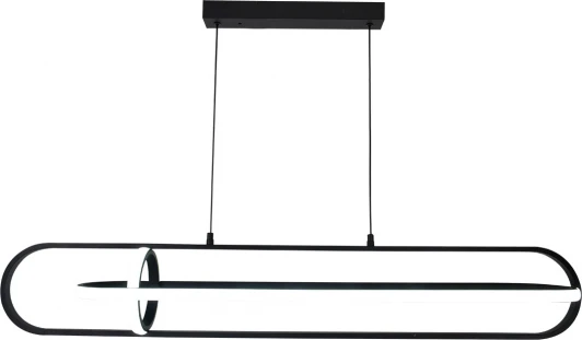 10255/3LED Подвесной светодиодный светильник с таймером Escada Orbital 10255/3LED 65Вт, с ПДУ, металл/силикон, черный (220V, на проводе)