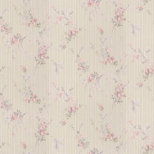 44615 Обои виниловые Zambaiti Satin Flowers III 44615 10,05 x 0,53 м