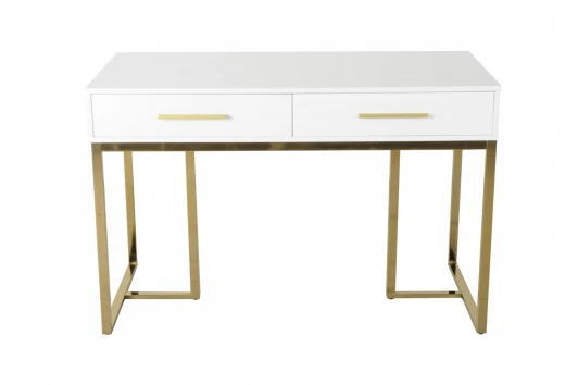 F-1543.1casa Стол-Консоль IST-CASA Армада F-1543, 120х60х78 см, белый, золото