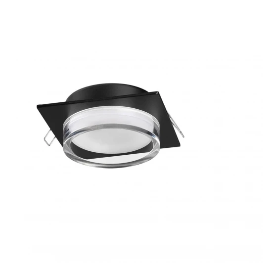 371028 Светильник встраиваемый Novotech Gem 371028 черный IP20 GX53 12Вт 220-240V