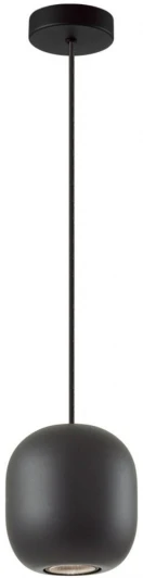 5060/1BA Подвесной светильник Odeon Light Cocoon 5060/1BA PENDANT черный/металл GU10 LED 4W (220V, на проводе)