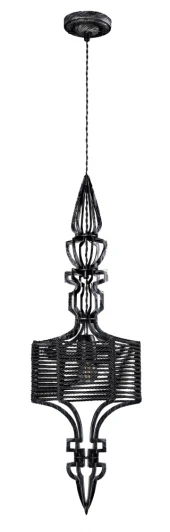 PRIMA SP1 A BLACK-SILVER/BLACK Подвесной светильник Crystal Lux Prima SP1 A BLACK-SILVER/BLACK