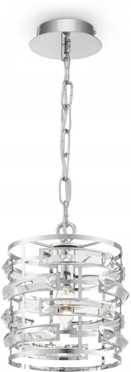 MOD067PL-01CH Подвесной светильник Maytoni Frontera MOD067PL-01CH (220V, хрусталь, на цепи, круглые)