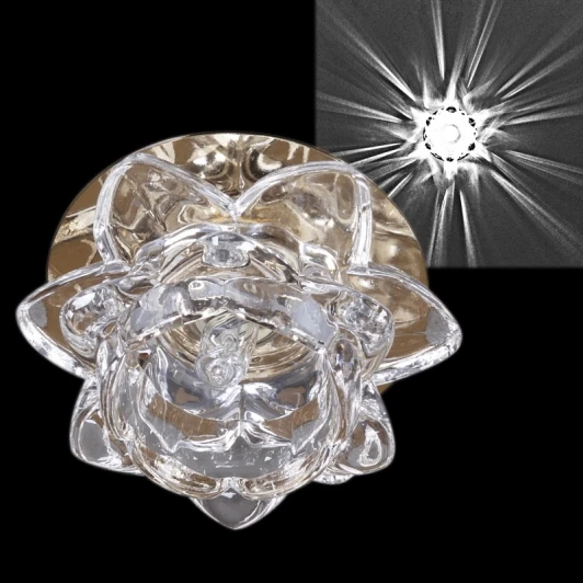 07663-9.0-001H G9 GD CL Встраиваемый точечный светильник Reluce 07663-9.0-001H G9 GD CL (220V)