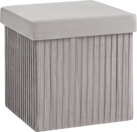 УТ000038973 Пуф складной с ящиком Store Square серый Stool Group (арт.УТ000038973)