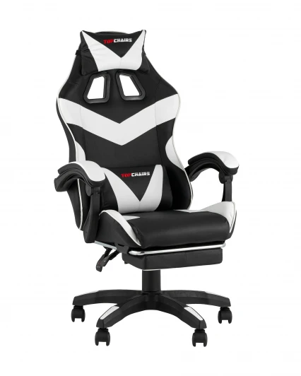 УТ000042692 Кресло спортивное TopChairs MG-7019 черно-белый TopChairs УТ000042692