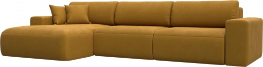 127784L Диван угловой Лига-036 НПБ Классик Лонг левый угол Лига Диванов (Велюр) арт.127784L