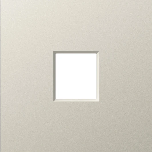 DE85935 Накладка 1-я для розеток RJ45,TV,SAT, матовый кашемир Donel A07 DE85935