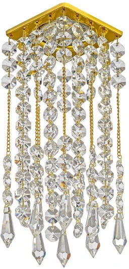 Tayo GU10.5.14.8x8.707 G Встраиваемый светильник хрустальный Dio D'Arte Tayo Gold GU10.5.14.8x8.707 G