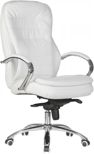108F-LMR LYNDON, цвет сиденья белый Офисное кресло для руководителей LYNDON (белый)