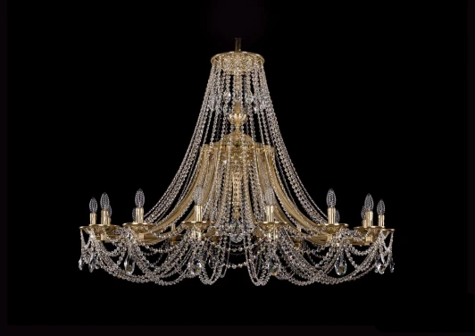 1771/16/490/C/G Подвесная люстра Bohemia 1771 1771/16/490/C/G