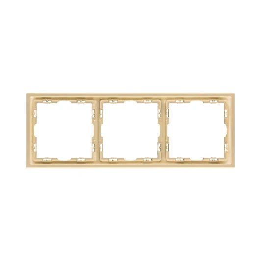 EC3GD Рамка 3-постовая золотой Kollinger Eclipse EC3GD