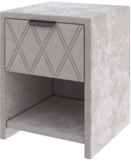 2028003 PROxSON Тумба Side (Ткань: Велюр Лофти Серый) 44x45
