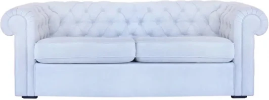 329508 Диван Chesterfield ОГОГО (арт.329508), (Ткань/Белый)