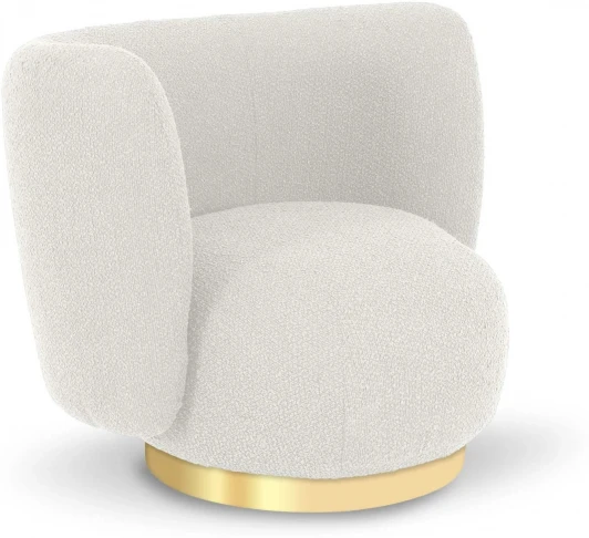 853034 Кресло Lucca ОГОГО (арт.853034), (Букле,Ткань,Рогожка/Бежевый)