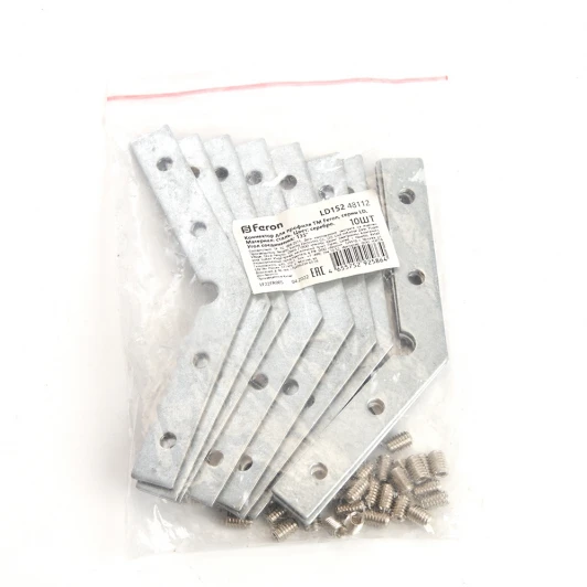 48112 Соединитель угловой 135° для профилей CAB, LD152 Feron 48112