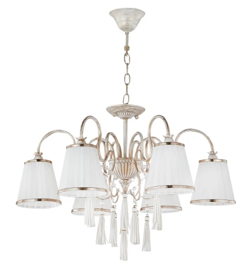 OFELIA SP-PL6 WHITE Подвесная люстра Crystal Lux OFELIA SP-PL6 WHITE