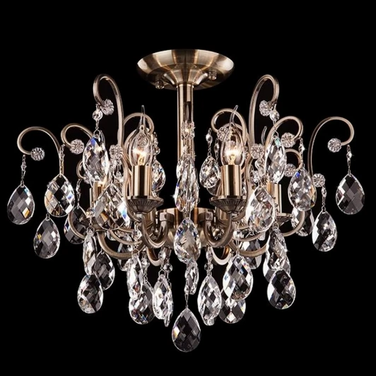 10022/6 античная бронза Потолочная люстра Eurosvet 10022 10022/6 античная бронза