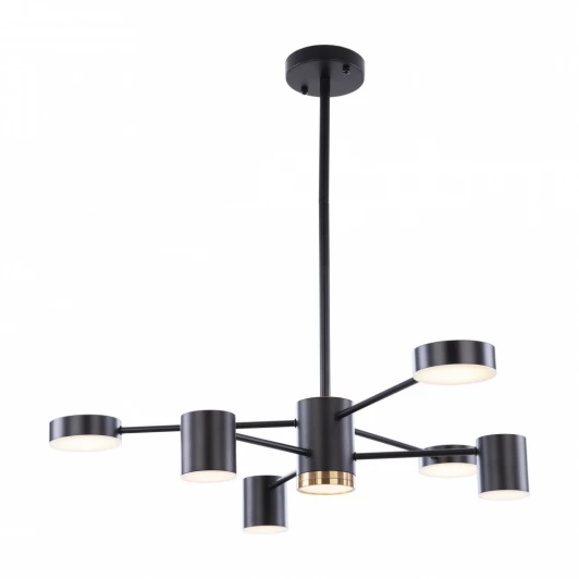 3307.6293-6 Black Потолочная люстра на штанге светодиодные APL LED Ferrara 3307.6293-6 Black