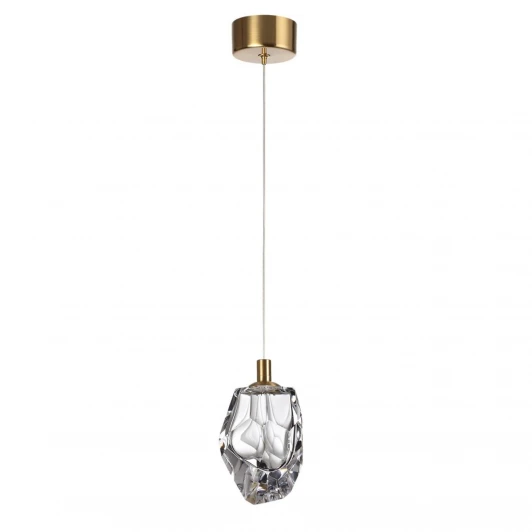 7114/4LC Подвесной светильник Odeon Light Gemme 7114/4LC прозрачное стекло/металл IP20 LED 4W 300Лм 3000K 200° 220V