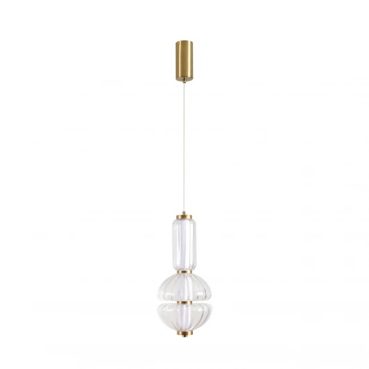 8325/28L Подвесной светильник Lumion Taisha 8325/28L бронза/прозрачный, металл/стекло LED 28W 4000K 220V