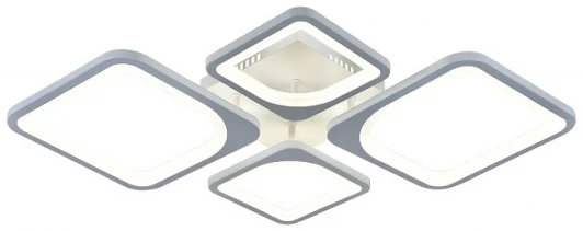 10218/4LED White Потолочная люстра Escada 10218/4LED White (регулировка яркости, 220V, пульт управления)