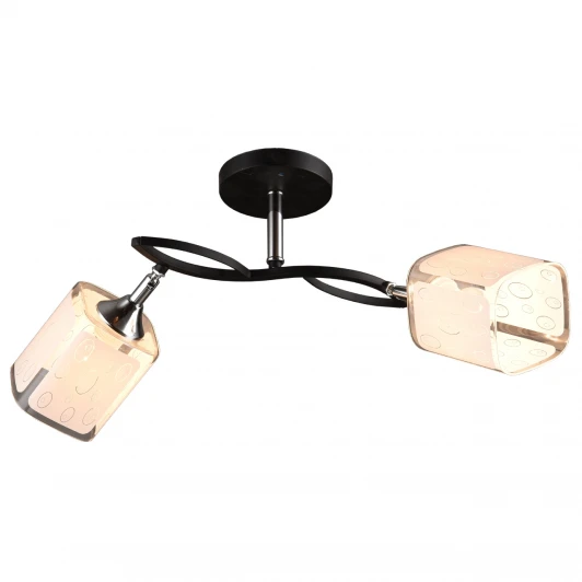 MD.3499-2-S BK+CH Потолочная люстра Imex MD.3499-2-S BK+CH