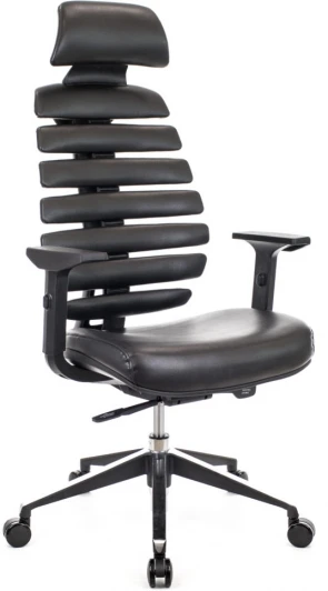 EP-Ergo PU Black Компьютерное кресло Ergo Black экокожа черный