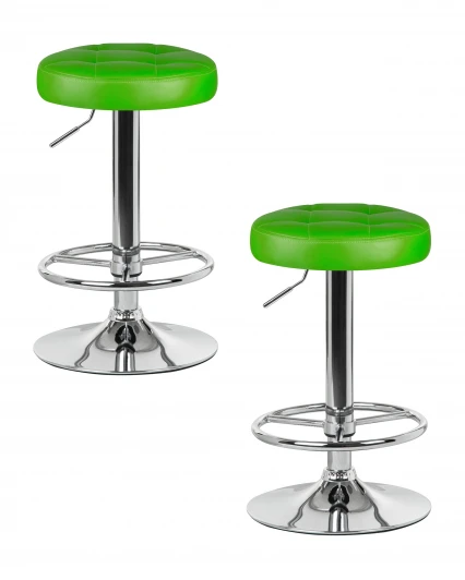 LM-5008-N_CH-M_EL-green Набор 2 шт табурет барный DOBRIN BRUNO (зелёный)