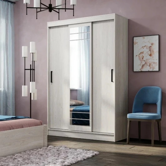 00-00130079 Шкаф БТС-купе Тео ШКК-02, ясень белый