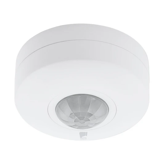 97421 Датчик движения инфракрасный накладной Eglo Detect Me, плафон, IP44, белый