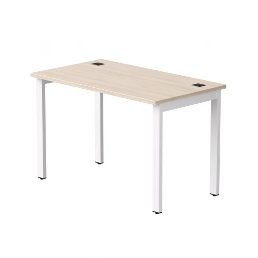 254S006DY9003 Стол прямой Everprof EVO (ЭВО) на металлокаркасе 1180х670х755 мм Дуб Соната/Белый 254S006DY9003