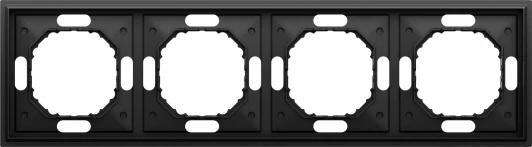 DS21457 Рамка 4-я, черный графит Donel S08 DS21457