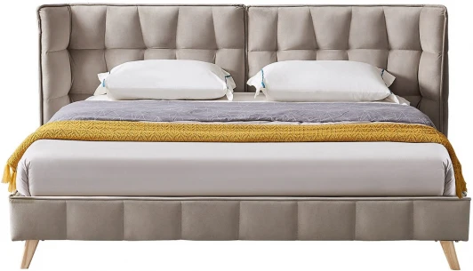 LBD8705(160)BEIGE Кровать LBD8705 (160х200) бежевый UF910/01